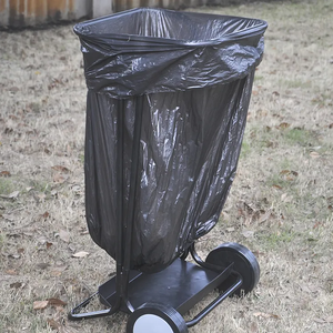 Boa qualidade vazio exterior lixo carrinho plástico jardim folha saco carrinho - Product Image 3