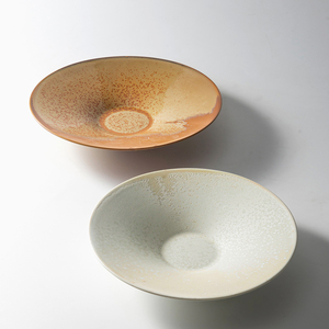 Fabricante de Jiujiuju, <span class=keywords><strong>vajilla</strong></span> de porcelana nórdica para eventos de banquetes de Hotel, platos de cerámica, juego de cuencos blancos marrones reactivos de cerámica - Product Image 6