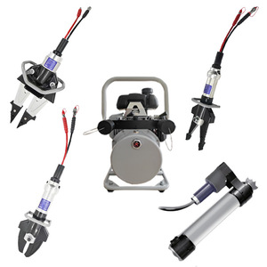 Hydraulic Rescue Tool Set With Motorized Pump Shears Spreaders And Jacks For Firefighting Emergency Use - Product Image 1