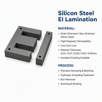 Feuilles de laminage en acier au silicium EI pour le moulage de précision des machines