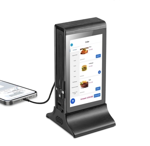 Đ<span class=keywords><strong>a</strong></span>-chức năng bảng Máy nghe nhạc quảng cáo với Dual 7 inch HD hiển thị, Wifi 6, Bluetooth, NFC thanh toán và quảng cáo phần mềm - Product Image 2