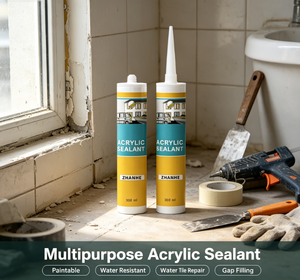Sellador Acrílico Pintable, Flexible, para Rellenar Huecos en Paneles de Yeso, Reparación de Grietas y Juntas Interiores, <span class=keywords><strong>Pegamento</strong></span> de Sellado - Product Image 3
