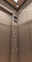 Ascenseur de villa en acier inoxydable et aluminium de style chinois |   Ventilateur sans engrenages AC moderne, design Lotus gravé, fonctionnement silencieux, système de sécurité complet