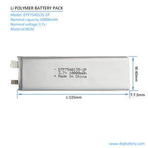 超薄 3.6V 10000mAh 液态电池，具有 CE ROHS 认证，12 个月保修，500 次循环寿命 - Product Image 6
