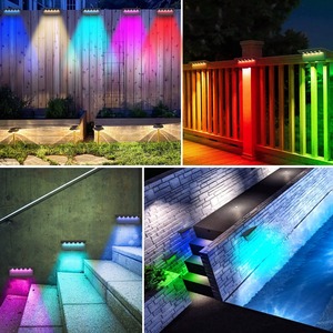 Lámpara Solar LED para Escaleras, Lámpara de Pared Impermeable para Exteriores, Lámpara de Jardín, Terraza, Barandilla, Escalón, Paisaje, Balcón, Valla - Product Image 3