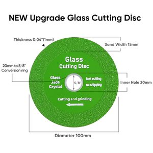 Disque de coupe de verre de 4.5 pouces - Product Image 6