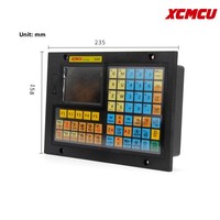Système de commande de tour CNC automatique XC609T, contrôleur de programmation G-Code 2 axes avec fonction de filetage pour moteur pas à pas et servo-moteur