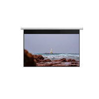 Écran de projection électrique motorisé 4K 2025 Telon 72 84 100 120 150 pouces avec télécommande pour cinéma maison