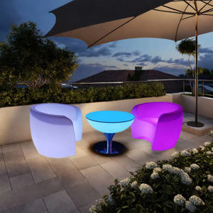 Fun <span class=keywords><strong>Bar</strong></span> Mobilier lumineux <span class=keywords><strong>Bar</strong></span> Chaise lumineuse RGB Télécommande sans fil Chaise lumineuse <span class=keywords><strong>de</strong></span> fête en plein air - Product Image 6