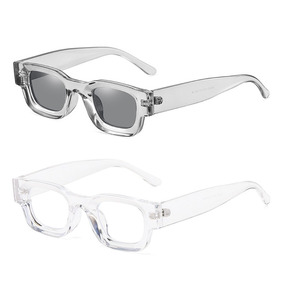 แว่นกันแดดทรงสี่เหลี่ยมแบบกำหนดเองสำหรับผู้ชาย แบรนด์ดีไซน์เนอร์ แว่นกันแดดสไตล์พังก์ โพลาไรซ์ - Product Image 5