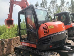 Excavatrices Kubota KX185 d'occasion haute performance, mini-excavatrice sur chenilles de 8 tonnes, moteur EPA, fabrication japonaise, certifiée CE - Product Image 3