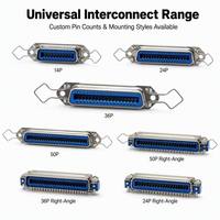 Wholesale D-Sub Male to Female VGA PCB Mount Right Angle Connector 1.5m 20m Cable for Intraoral Camera Red