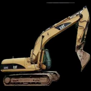 Excavatrice sur chenilles Caterpillar CAT320C d'occasion de 20 tonnes avec moteur diesel Cummins, certifiée CE, pompe hydraulique et engrenages - Product Image 1