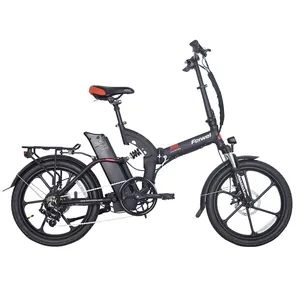 EN15194/클래식 전기 접이식 자전거 휴대용 e 자전거 e 자전거 부착 풀 서스펜션 전기 자전거