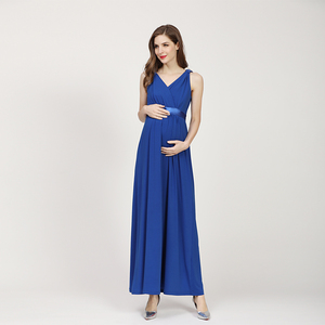 Robe longue d'été de <span class=keywords><strong>grande</strong></span> <span class=keywords><strong>taille</strong></span> pour la maternité, vêtements de <span class=keywords><strong>grossesse</strong></span>, tenue de soirée allaitement, S-XXXL - Product Image 4