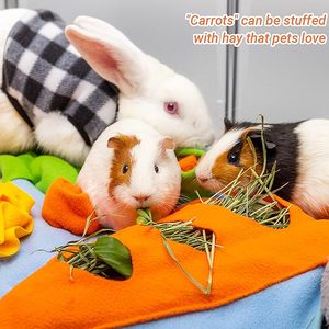 JTPAWS Interactive Polar Fleece Eco-Friendly Foldable Durable Anti-Slip Machine-Washable <strong>Pet</strong> Foraging Mat <strong>Toy</strong> for <strong>Rabbits</strong> Guinea - Product Image 3