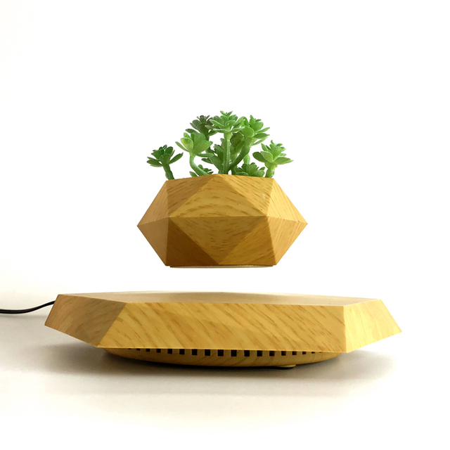 Magnetic Levitating Bonsai Plant Pot Electric Powered Home & Garden Creative Gift HCNT Levitation Technology