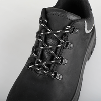 Chaussures de sécurité industrielles S3 en cuir de vache à embout en acier pour hommes