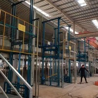 Elektrischer Lastenaufzug Warenlift-Plattform für Lagerung und Industrieeinsatz Kleine Lagerhaus-Warenhebeplattform