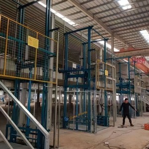 Elevador Eléctrico de Carga, Plataforma Elevadora de Mercancías para Almacenamiento y Uso Industrial, Plataforma Elevadora de Mercancías para Almacenes Pequeños - Product Image 4