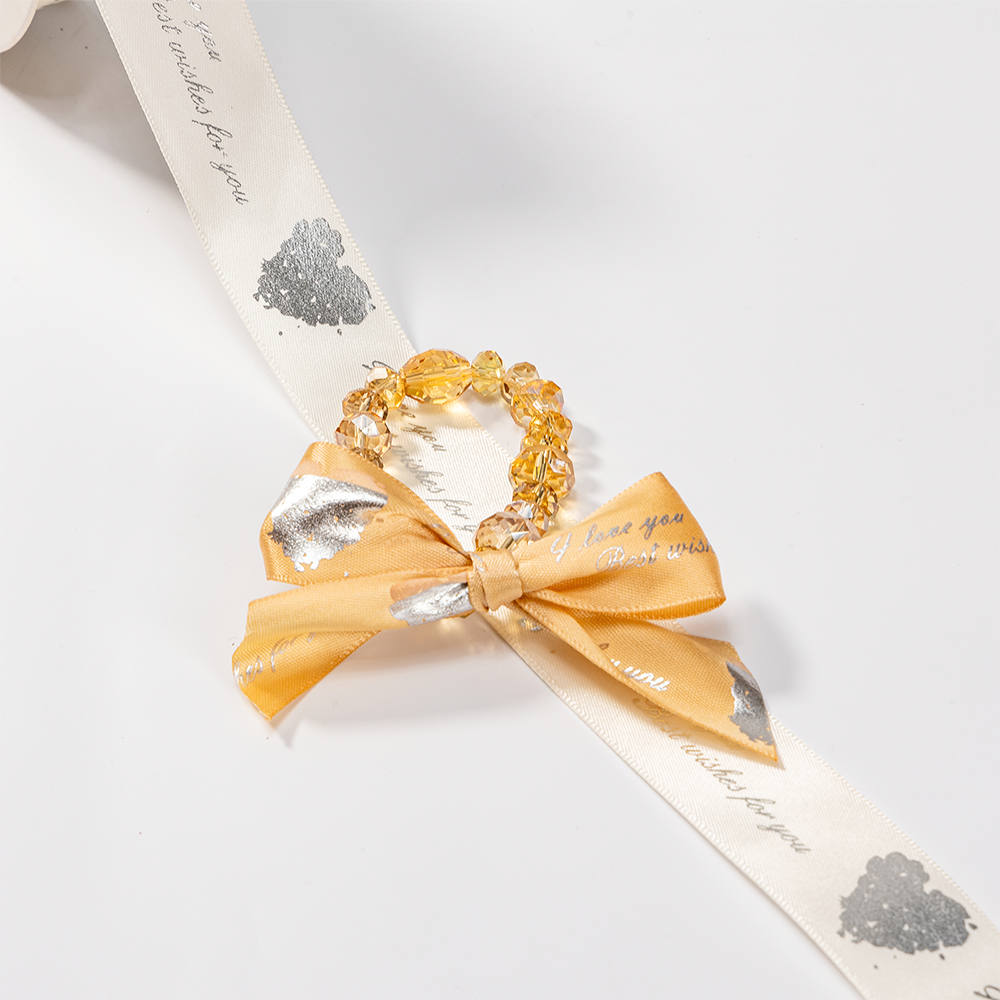 6mm-28mm 100% Polyester Satin Ribbon roll With logo Printed Ribbons for Gift Box Decoration