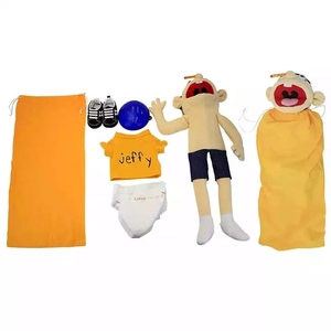 Muñeco de Peluche Personalizado HY, Muñeco de Ventriloquismo, Juguete de Peluche, Regalo para Niños, 60 cm, Muñeco de Mano Grande de Jeffy Boy, Muñeco Suave para Niñas - Product Image 6