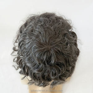 Tupé <span class=keywords><strong>de</strong></span> <span class=keywords><strong>Cabello</strong></span> Indio con Encaje Completo para <span class=keywords><strong>Hombre</strong></span>, <span class=keywords><strong>Cabello</strong></span> <span class=keywords><strong>Gris</strong></span> Personalizable, Venta al por Mayor <span class=keywords><strong>en</strong></span> China - Product Image 5