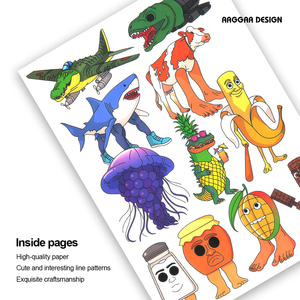 Libro <span class=keywords><strong>da</strong></span> <span class=keywords><strong>Colorare</strong></span> World of Warcraft, Bestseller, Divertimento per Bambini, Libro <span class=keywords><strong>da</strong></span> <span class=keywords><strong>Colorare</strong></span> Astratto con <span class=keywords><strong>Alieni</strong></span>, Stampa e Personalizzazione all'Ingrosso - Product Image 5