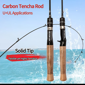 Fibre de carbone 2 sections OEM fabricant professionnel <span class=keywords><strong>canne</strong></span> à pêche à la truite d'eau douce <span class=keywords><strong>canne</strong></span> à pêche filature - Product Image 4