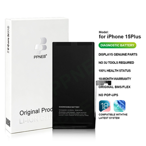 แบตเตอรี่แท้สำหรับ <span class=keywords><strong>iPhone</strong></span> 15 Plus รุ่น OEM 0 Cycle <span class=keywords><strong>IOS</strong></span> 26 สำหรับการวินิจฉัยโทรศัพท์มือถือ ลดราคาพิเศษ รับประกัน 18 เดือน - Product Image 1