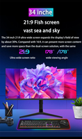 Ultra Wide 27 32 34 38 40 49 INCH FHD 1ms 2K 4K 5K 144HZ 165HZ Moniteurs LCD Moniteur incurvé pour ordinateur de jeu