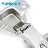Porte de placard cachée en acier laminé à froid pour cuisine, 35 mm, fermeture douce, amortisseur hydraulique, meuble dissimulé, salon, bureau à domicile