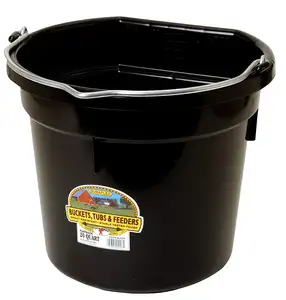 8L/12L/20L/30L Plastic Horse Feed Bucket with metal handle