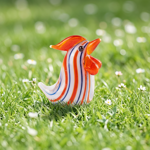 Figuras de gallinas de vidrio soplado a mano al por mayor, decoración animal multicolor, artesanías decorativas de vidrio coloridas para decoración del hogar y negocios de regalos - Product Image 4