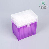 Bioland Filtre pointe de pipette 10ul 100ul 200ul 1000ul 5ml 10ml Filtre Micropipette pointes de pipette stériles