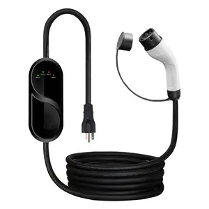 8A 10A 13A 16A Estação de Carregamento Do Carro Elétrico Tipo 2 Ev Carregador 10A Monofásico Portátil Ev Chargeur Com Suchko Plug Eu Plug