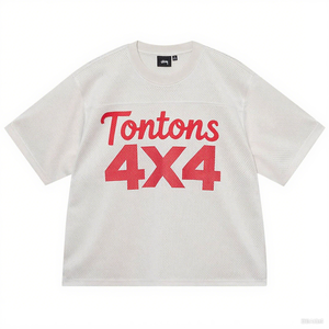 Tontons personalizado nuevo Popular transpirable verano manga corta elegante fútbol americano Jersey - Product Image 1