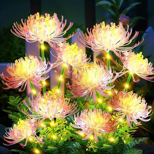 Luces Solares con Forma de Flor de Araña para Jardín, Camino, Césped, Lámpara Decorativa para Exteriores - Product Image 1