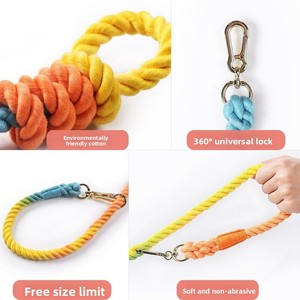 En gros, laisse de traction <span class=keywords><strong>pour</strong></span> <span class=keywords><strong>chien</strong></span> non rétractable en corde tressée du Guangdong, <span class=keywords><strong>pour</strong></span> la course, <span class=keywords><strong>pour</strong></span> chiens de taille moyenne et grande - Product Image 2