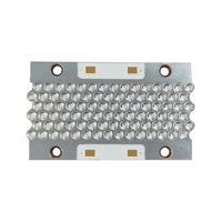 Module LED COB UV 365nm haute puissance 218W 62x36mm, plaque lumineuse avec substrat en cuivre, angle de vision 30/60°, tension de fonctionnement 47-52V