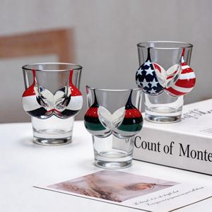 Vaso de chupito con forma de cuerpo humano, diseño novedoso de mujer sexy y hombre musculoso, vaso transparente para bar, fiestas, tequila y whisky - Product Image 4