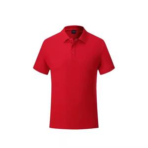 Polo de manga corta para hombre al por mayor, 100% algodón, transpirable y de gran tamaño, diseño impreso personalizado - Product Image 4