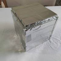 Feuille d'isolation VIP en silice fumée écologique haute performance, moderne, 5-50 mm, en fibre de verre et feuille d'aluminium, à faible valeur de lambda, ignifuge