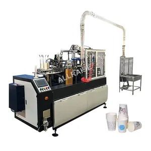 Papierbekerproductiemachine Korea Cup Make Rolsnijmachine Volautomatische Kalkoenpapierbekermachine