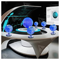 Pantalla LED Esférica a Todo Color APEXLS P2.5 de 30 cm, Clasificación IP65, Pantalla Digital Multiusos para Interiores/Exteriores para Comercios, Restaurantes y Más