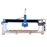 5-assige Steen Cnc Brug Snijmachine 220V Met Kerncomponenten Motor Motor Pomp Plc