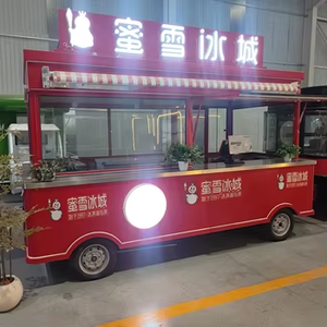 Chariot de restauration mobile pour hot-dogs en promotion avec climatisation et parasol - Product Image 2