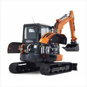 Mini-excavatrice sur chenilles Kubota U48 d'occasion, 4,7t, haut de gamme, prête à l'emploi, automatique, pour travaux légers - Product Image 1