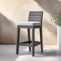 Canapé de jardin SIGMA résistant aux intempéries, taille personnalisée, siège en aluminium de luxe, style classique, mobilier de jardin, canapé d'extérieur en aluminium fabriqué en usine