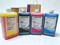 Encre pigmentée industrielle à base d'eau Greencolor compatible avec la tête HP FI-1000/452 pour les imprimantes à passage unique pour emballages, sacs et cartons